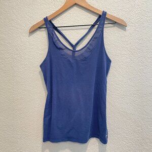 Gap Fit Sleeveless Blue Workout Athletic Tank Top Small